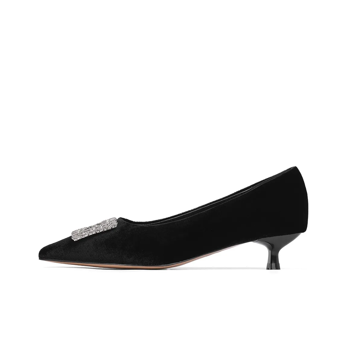 GOLDLION Узкий каблук Высокие каблуки 3,5 см Женские Черный