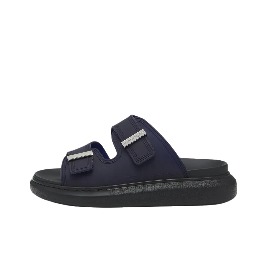 Alexander McQueen Hybrid Slide Slippers Men's Blue Black