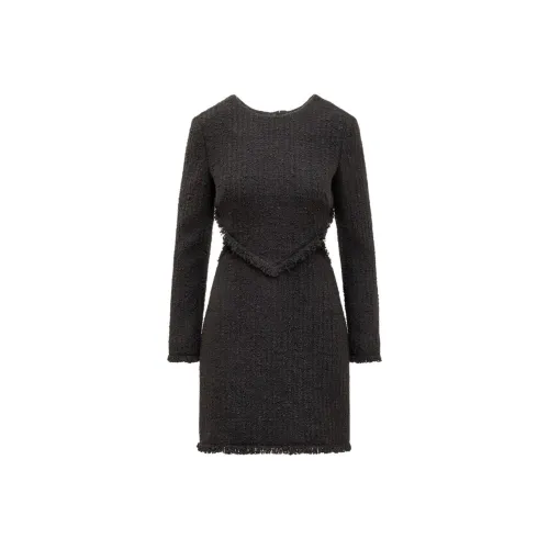 Del Core Black Женские Длинные Рукава Платья
