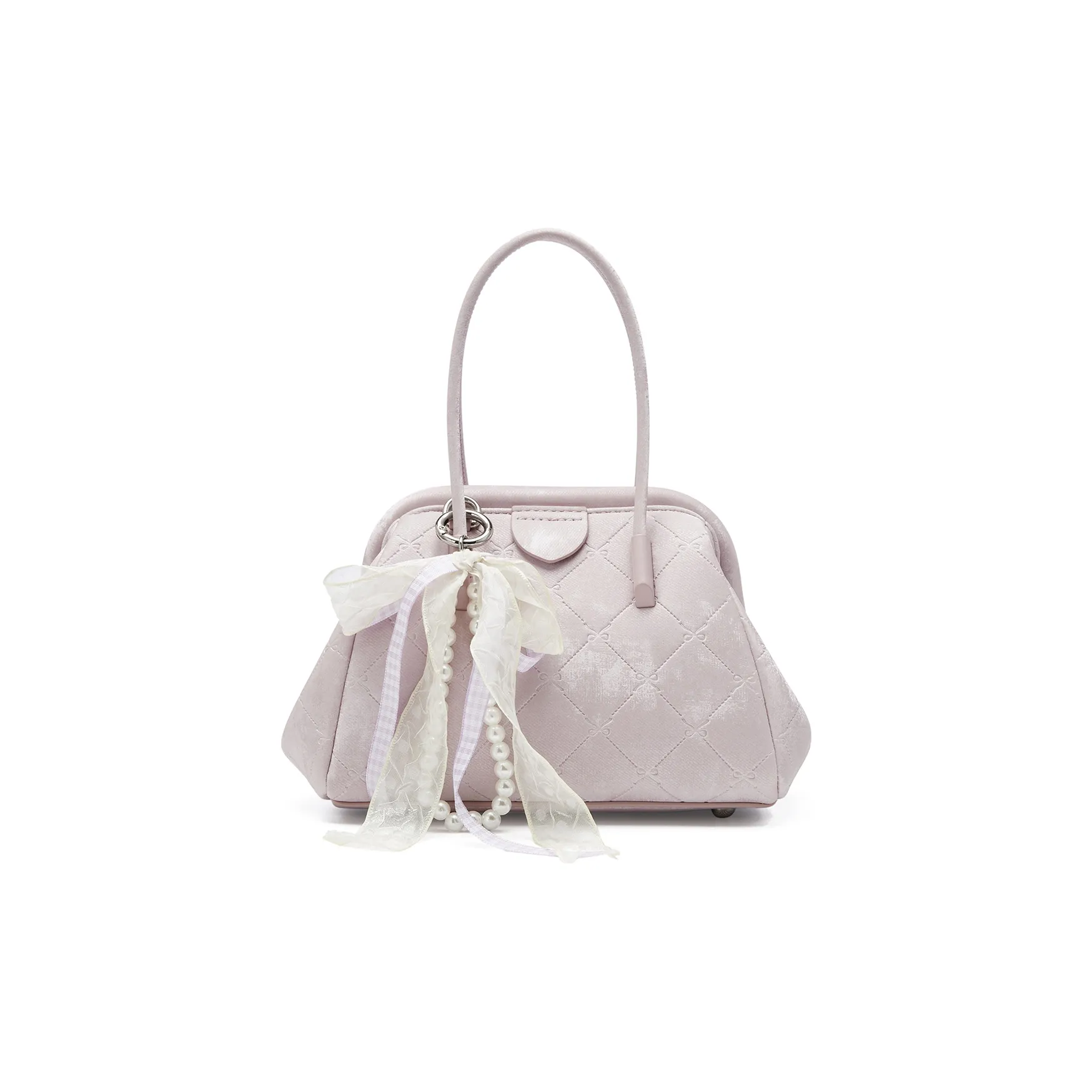 JOSINY Сумка из синтетической кожи женская светло-фиолетовая экрю