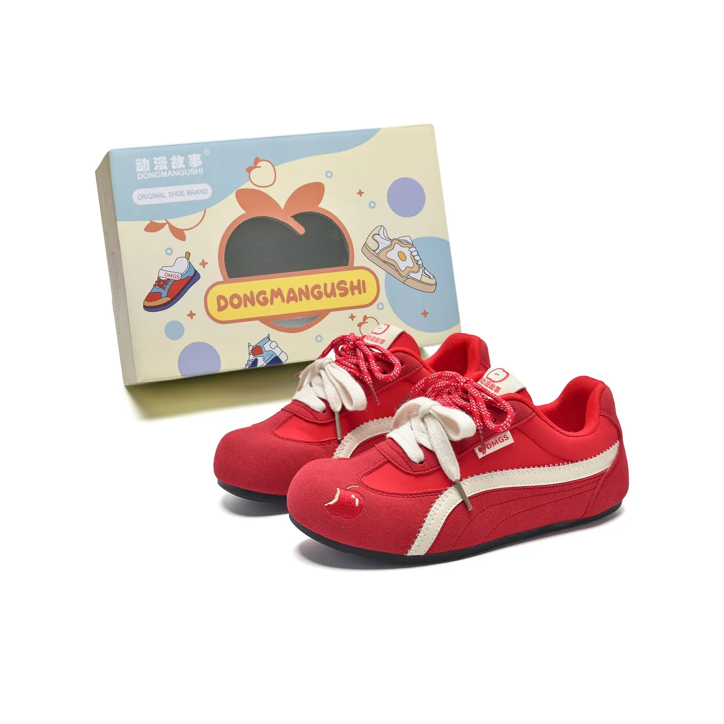 Anime Story Slip-resistant Abrasion-resistant Lightweight Breathable Low-top Skateboard Shoes Women's