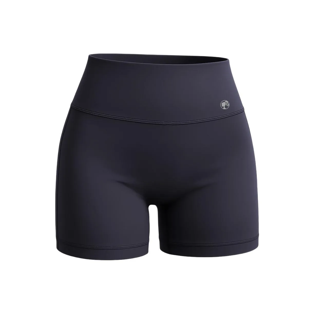 Барби Угольно-черный Серый Женские Шорты для Йоги