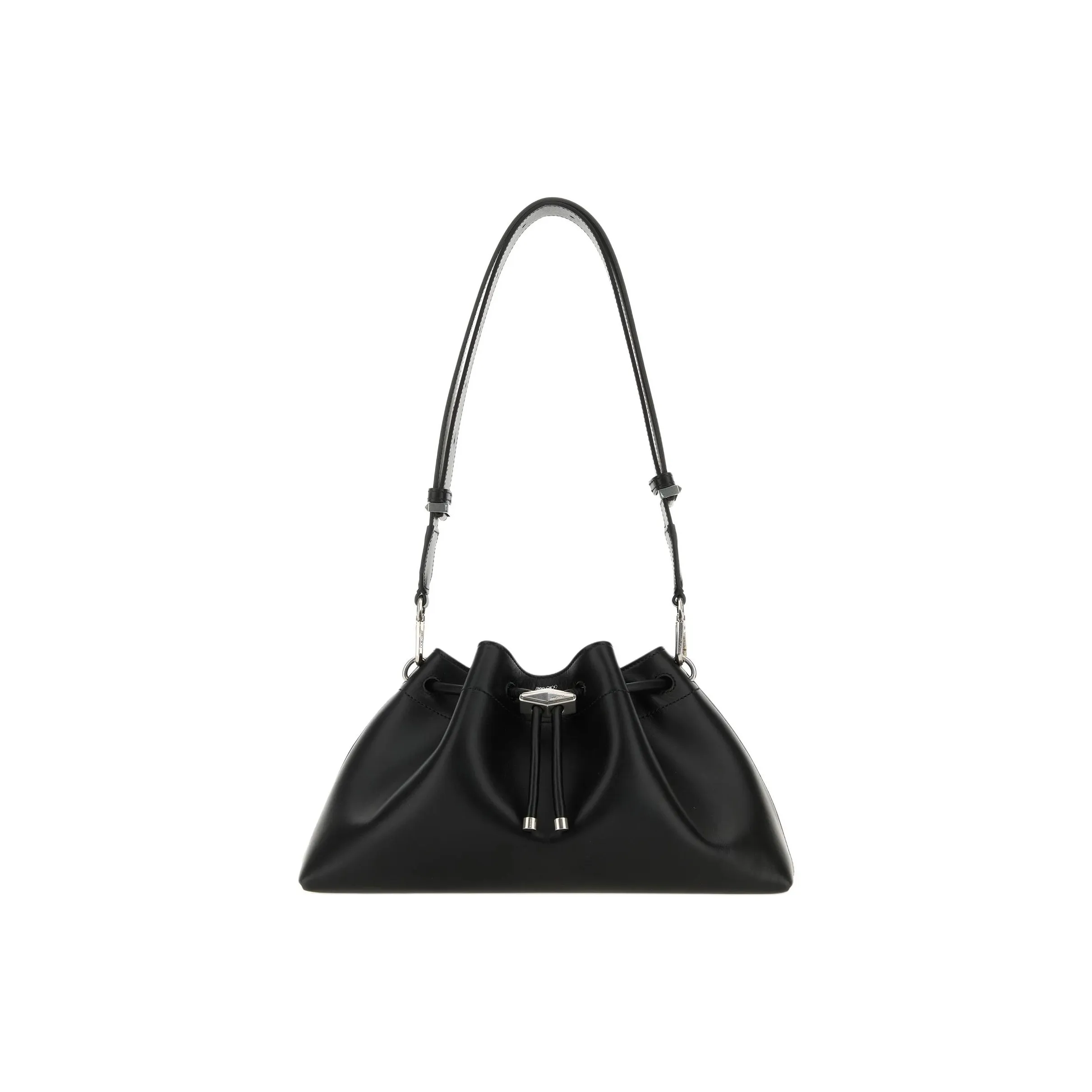 Jimmy Choo Leather Shoulder Bag, Crossbody Bag Women's Black