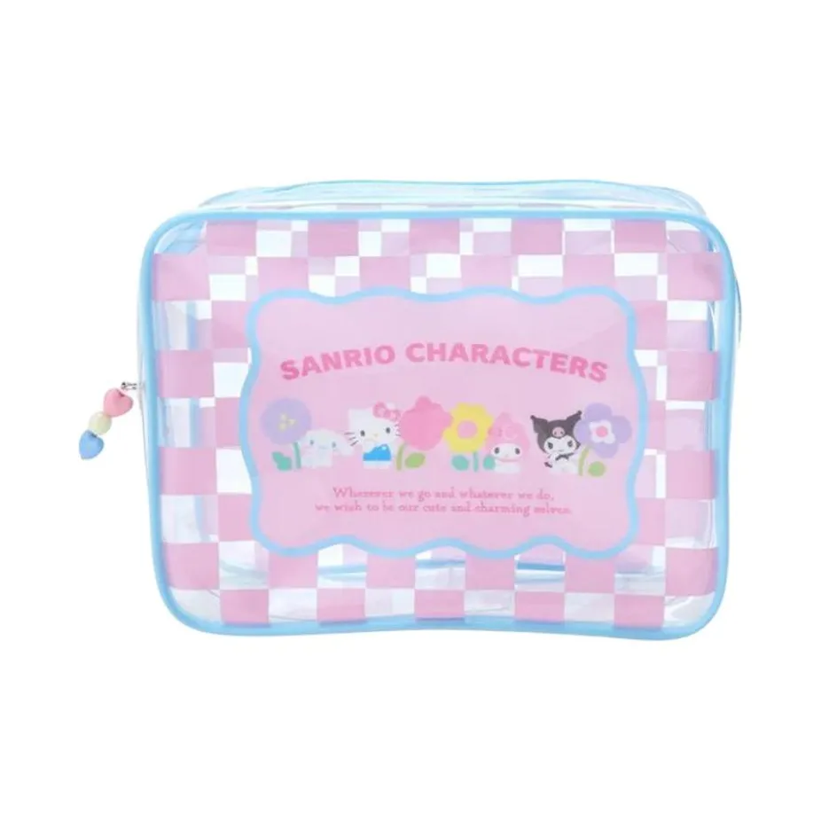 Sanrio PVC Поливинилхлорид Косметичка и Путешественный Холодильник для хранения Женская Розовая
