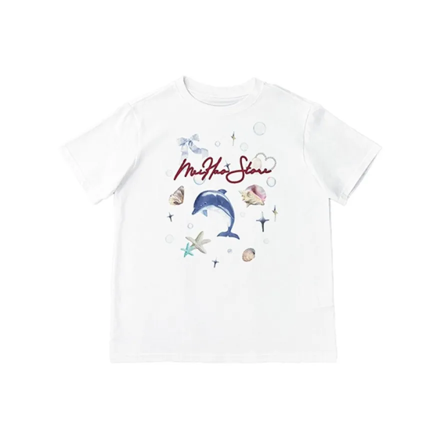 MeihaoStore Белая унисекс футболка