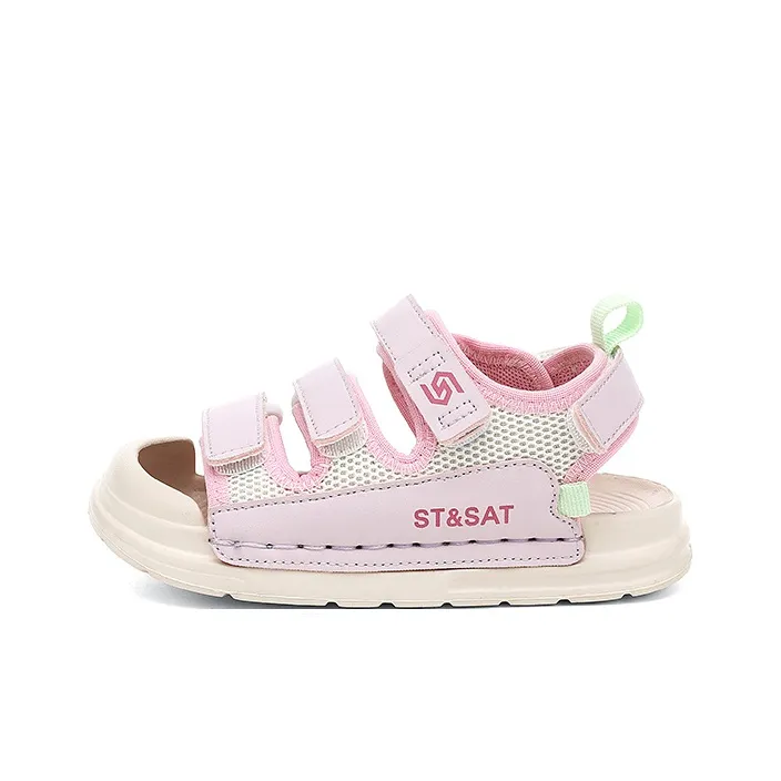 ST SAT Анти-KICK Отскок Дышащий Легкий Амортизаторы Низкий Топ Детские Сандалии для Детей Возрастом 3-7 Лет