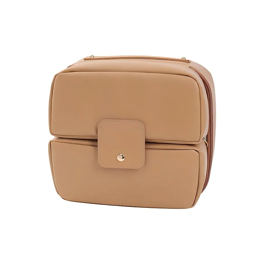 Gentle Welcome PU кожа Портативный Косметичка Путешествие Уход за кожей Туалетное Хранение Портативный Водонепроницаемый Большая емкость