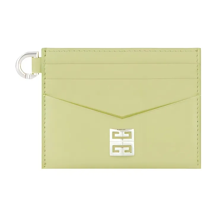 Givenchy 4G Коровья кожа Держатель для карт Женский Авокадо-зеленый