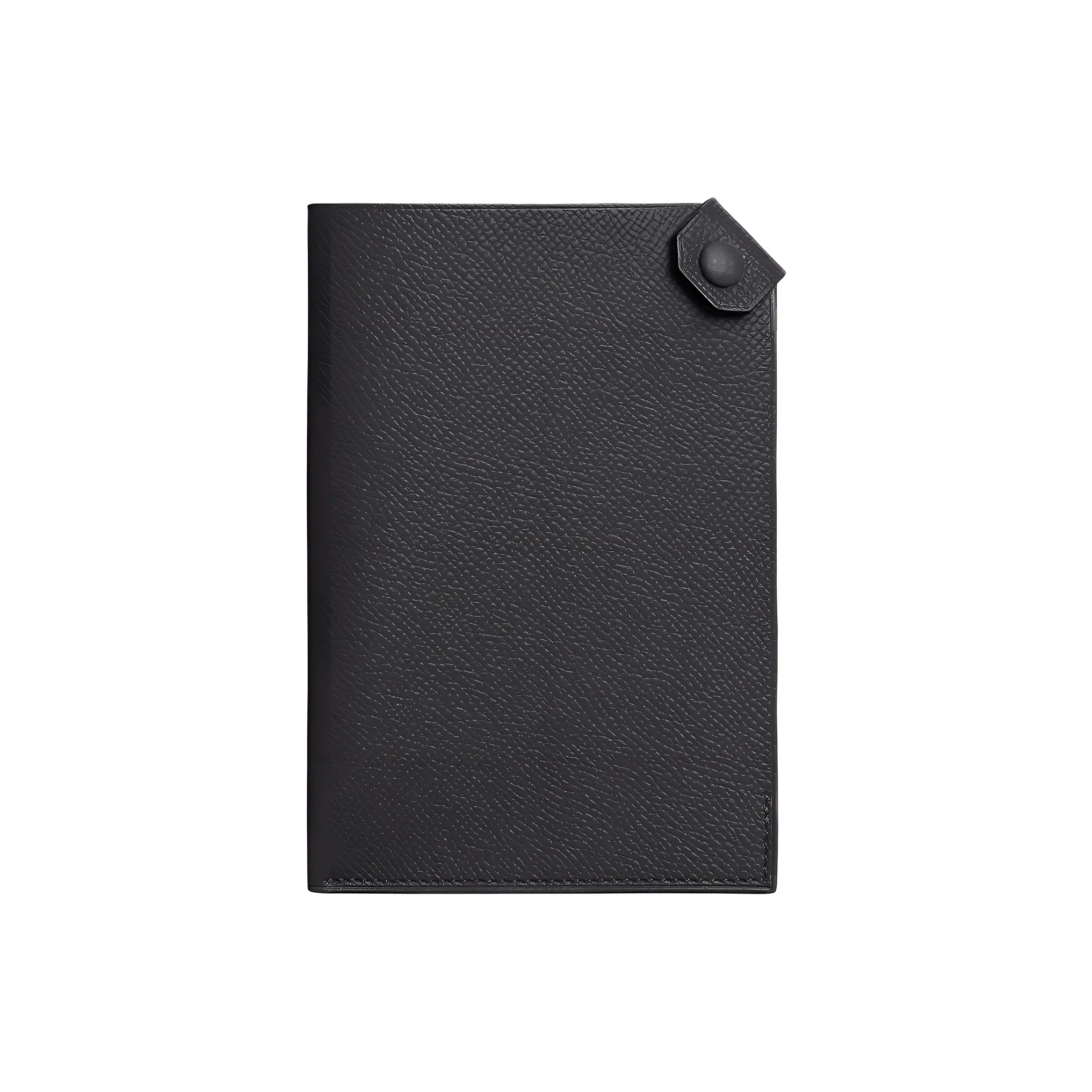 HERMES Tarmac Эпсомская кожа Держатель для паспорта Женский 85 Ардизий Темно-сланцевый серый