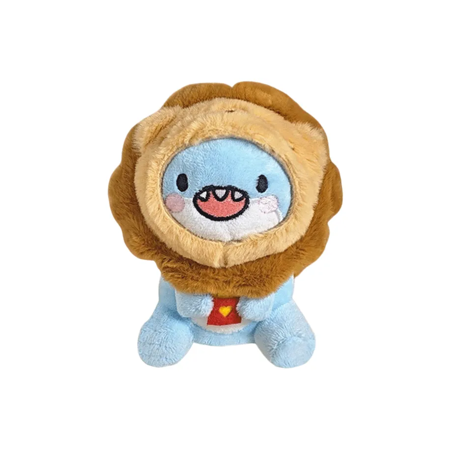 Abay Shark Head Lion Brother Plush Pendant 13cm Рекомендуемая высота