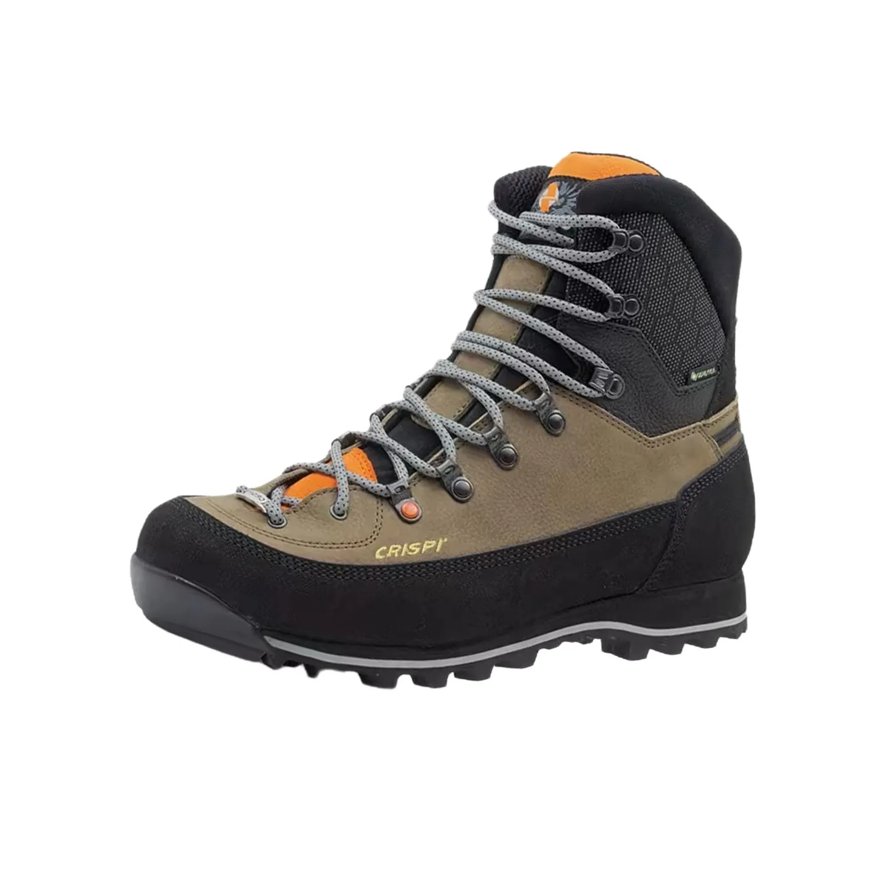 CRISPI Lapponia III Breathable And Slip Resistant Short Outdoor Boots Men's Black Brown