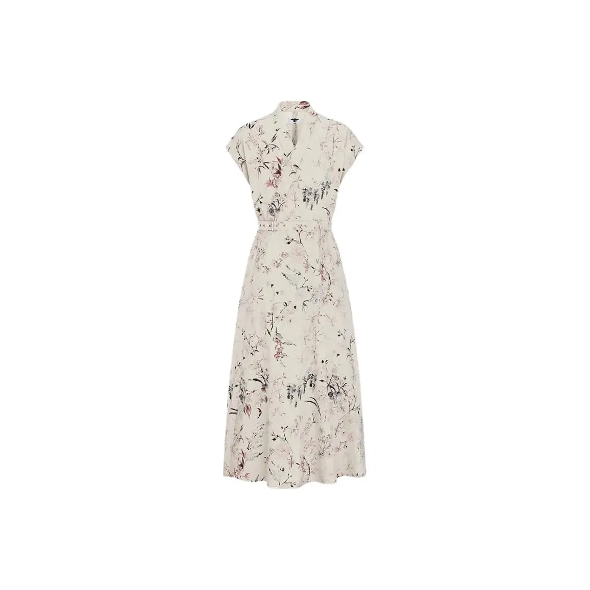 DIOR Short Sleeved Dress Women's Beige