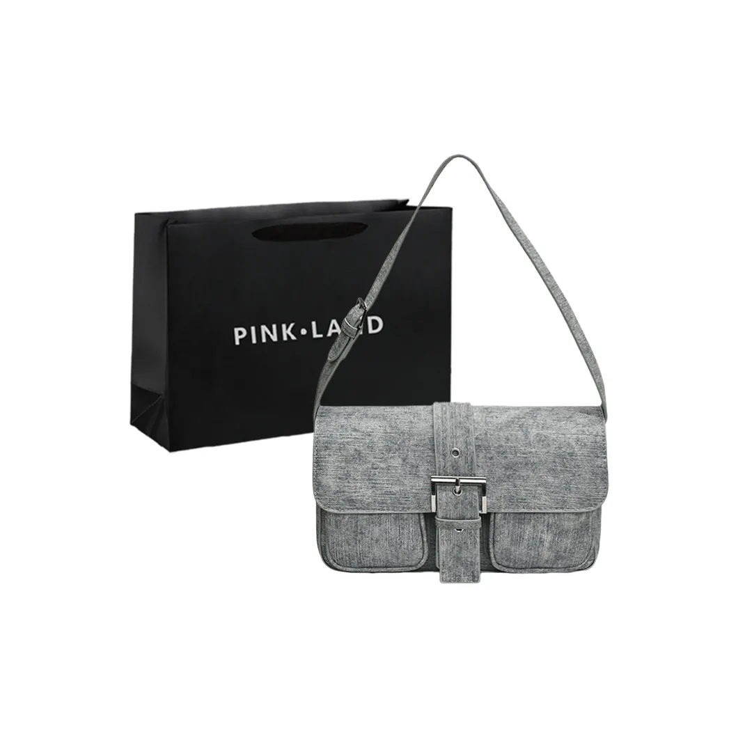 PINK·LAND ПУ (полиуретан) Сумка через плечо Женская Многоцветная