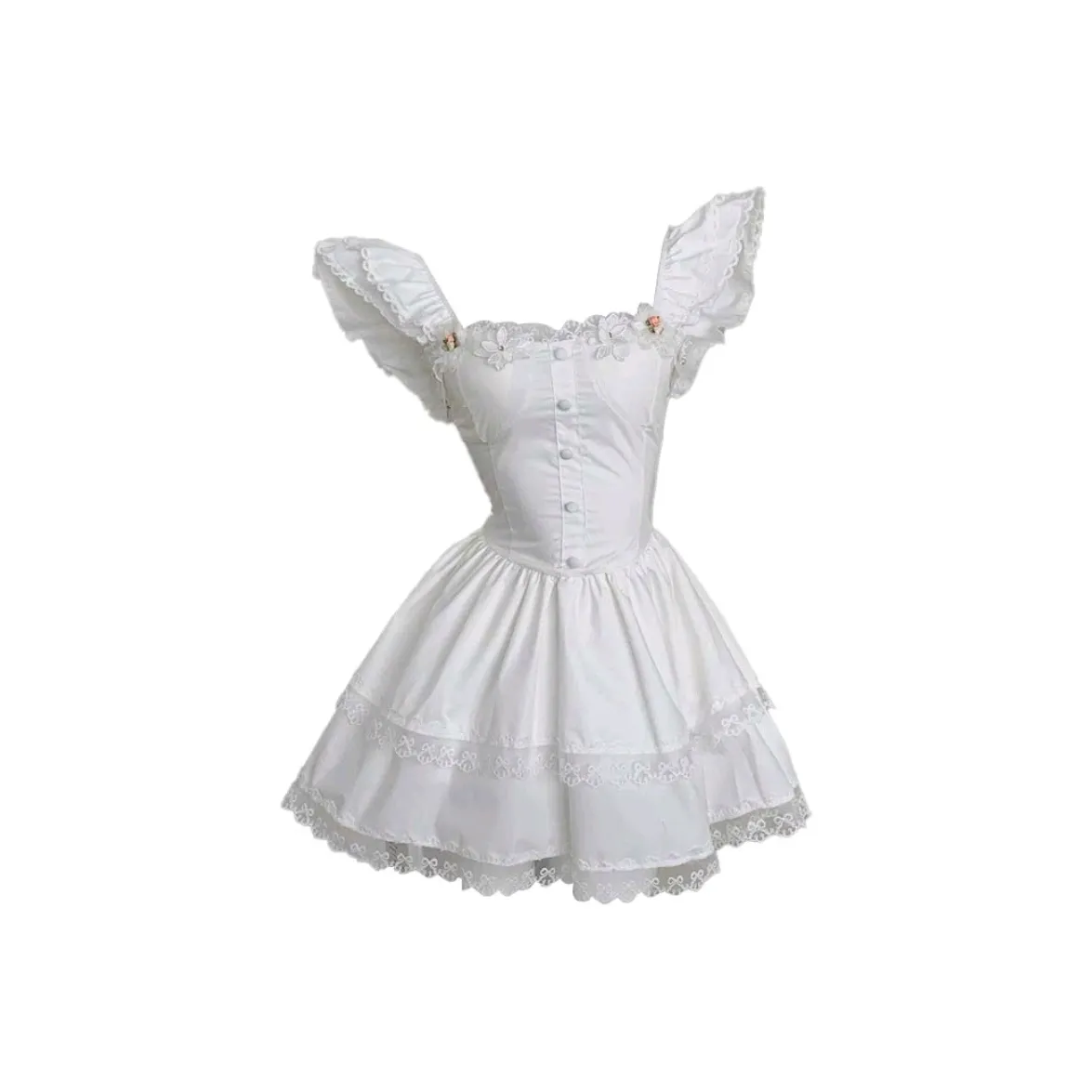 HeartyBite Белый Женские Слиплатья