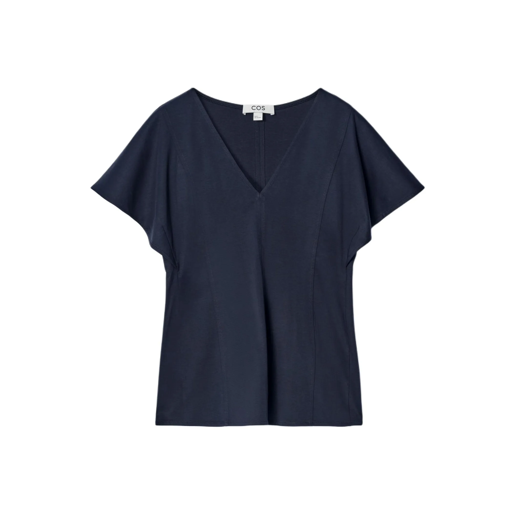 COS T Shirts Women's Navy Blue