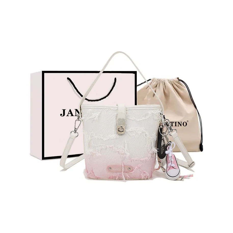 JANITINO ПУ (полиуретан) Сумка Женская Розовая