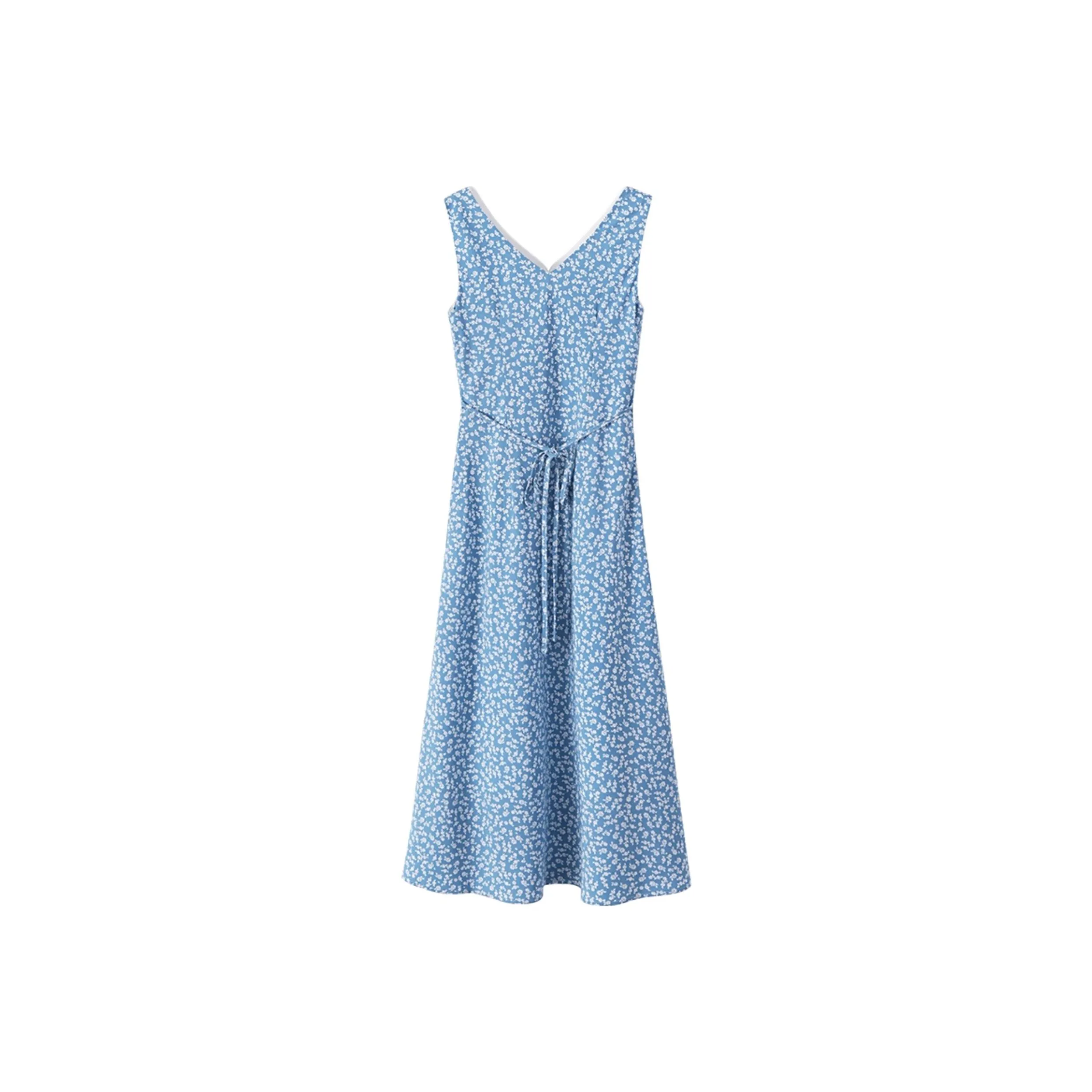 Slip Dresses Women's Light Blue
