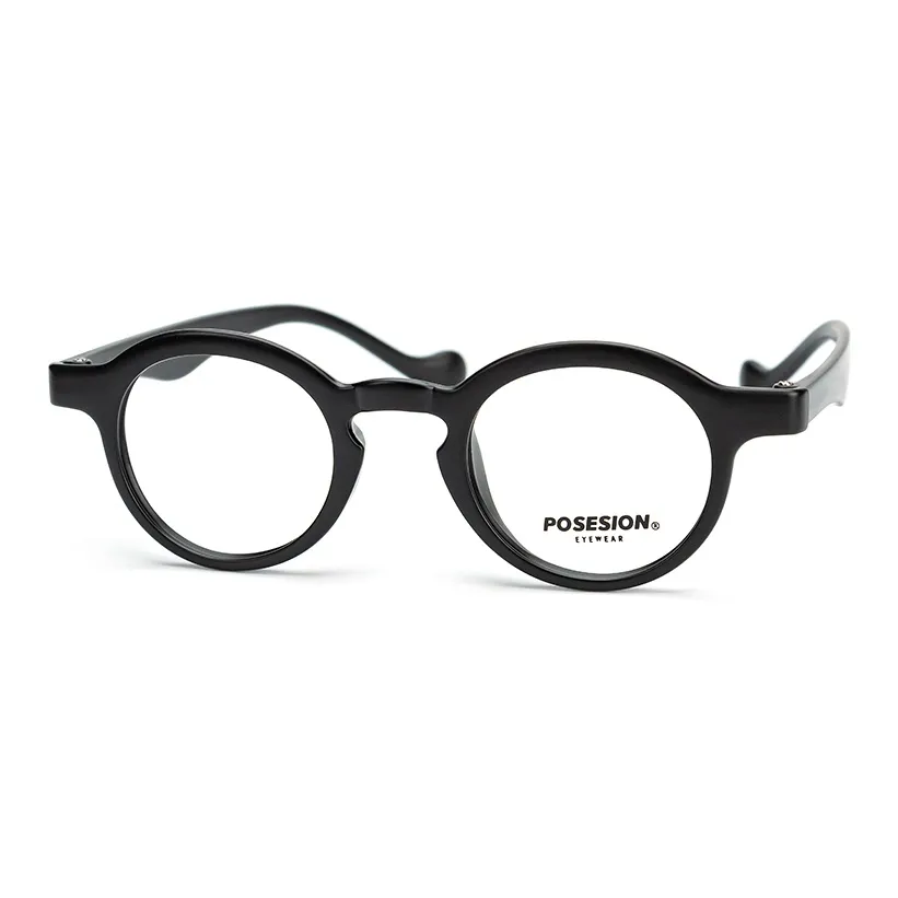 POSESION TR Памятный пластик Круглые Оправы для очков Унисекс