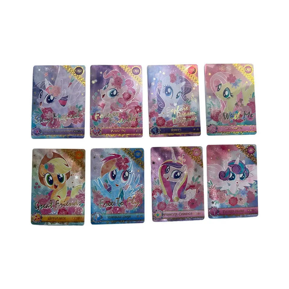 KAYOU Мой маленький пони Радужная сумка Четвертое издание U.S.R. Карта Всего восемь карточек IP Аниме Полный комплект