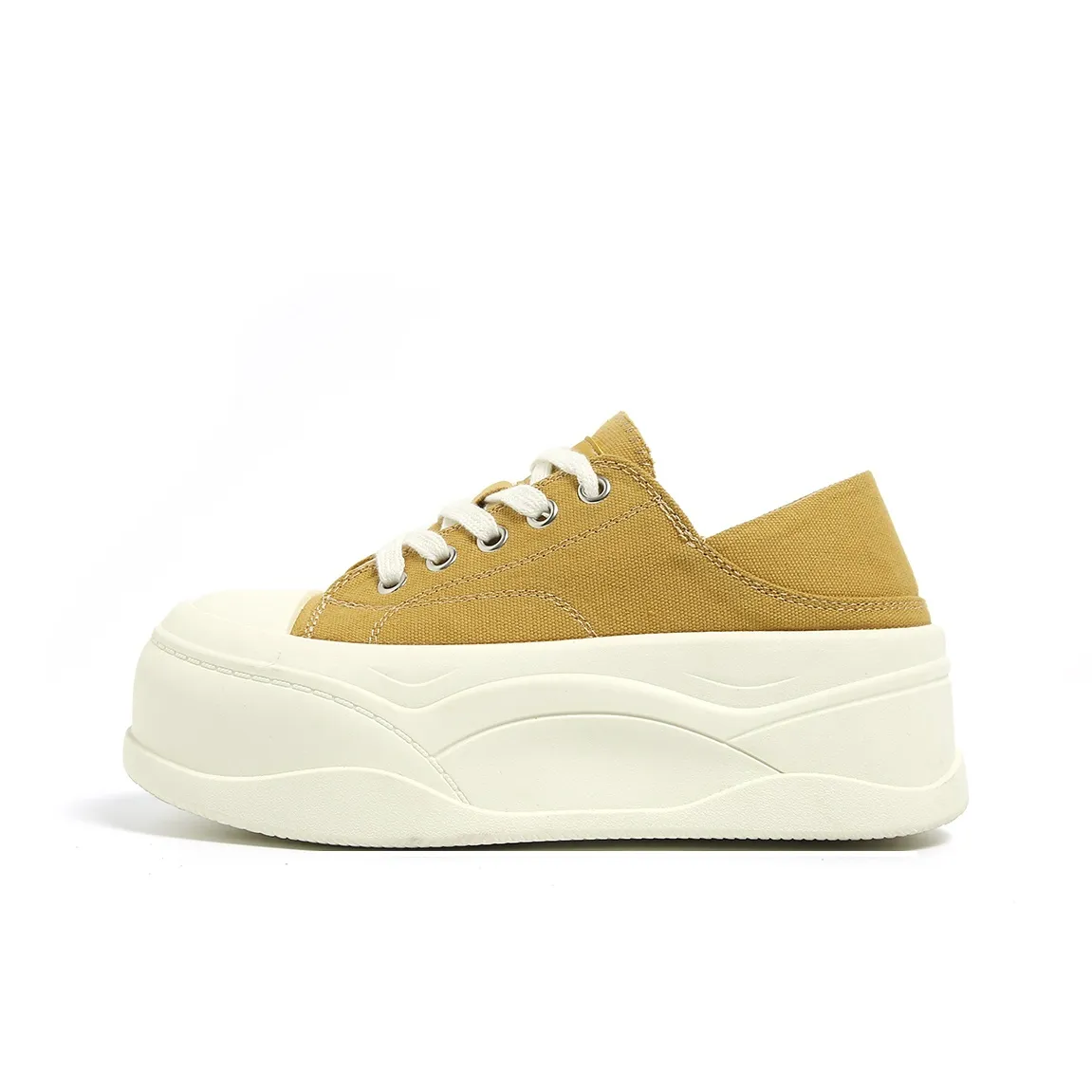 FOREVER 21 Устойчивые к истиранию Низкие кеды Женские Желтые