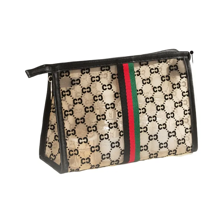 Meter High End Марля Прозрачный Makeup Bag Портативный Большая емкость Путешествие Косметика Хранение Дорожные косметички