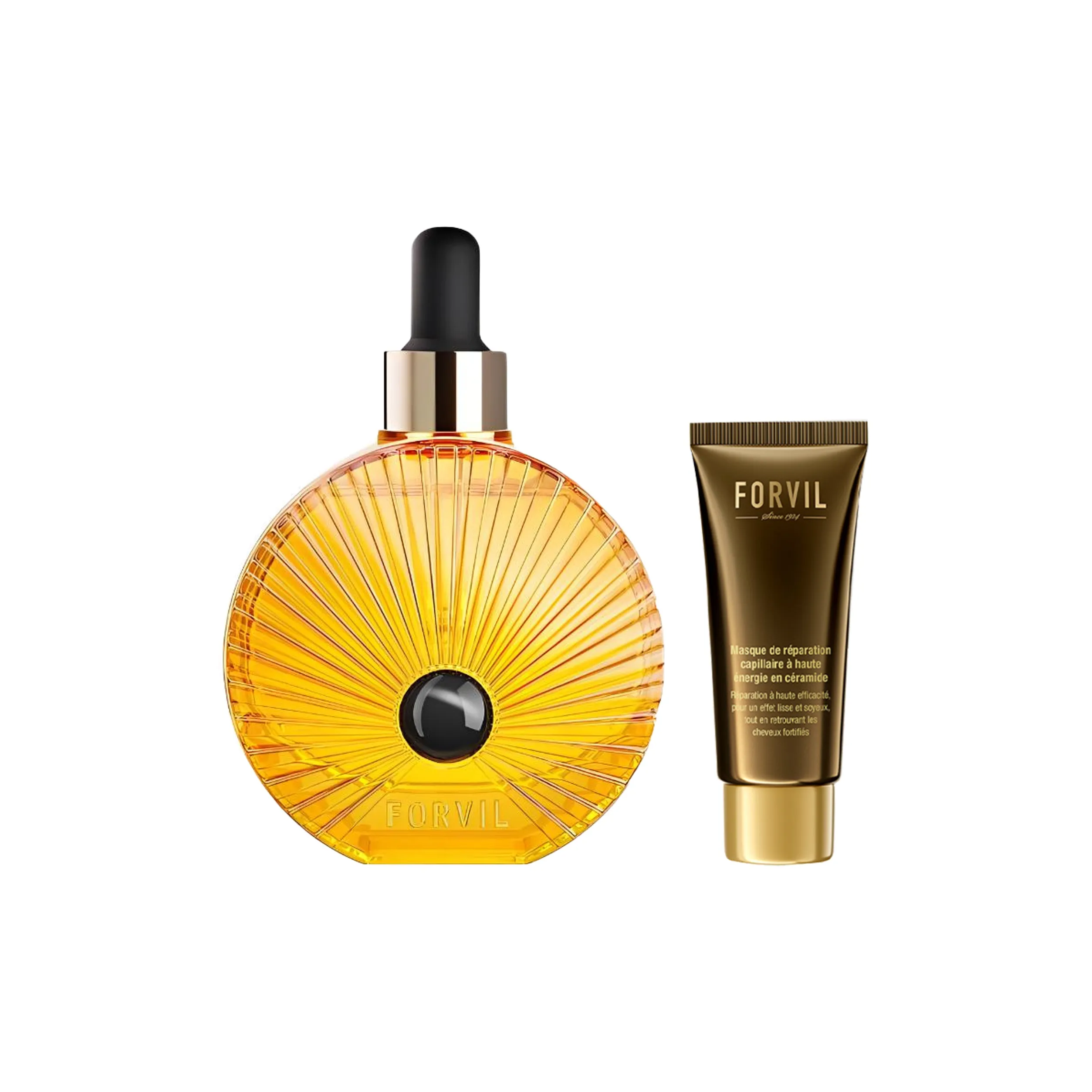 FORVIL Supple и Блестящий Набор Шампунь и Кондиционер для Уход за Волосами Питательный 25 мл + 30 г 25 мл + 18 г + 1 мл Пара *2