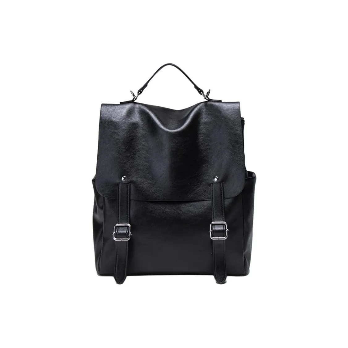 Pivsnu Рюкзак из синтетической кожи женский черный кофейный