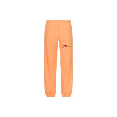 STAYCOOLNYC Апельсин Мужские Вязаные Спортивные Брюки