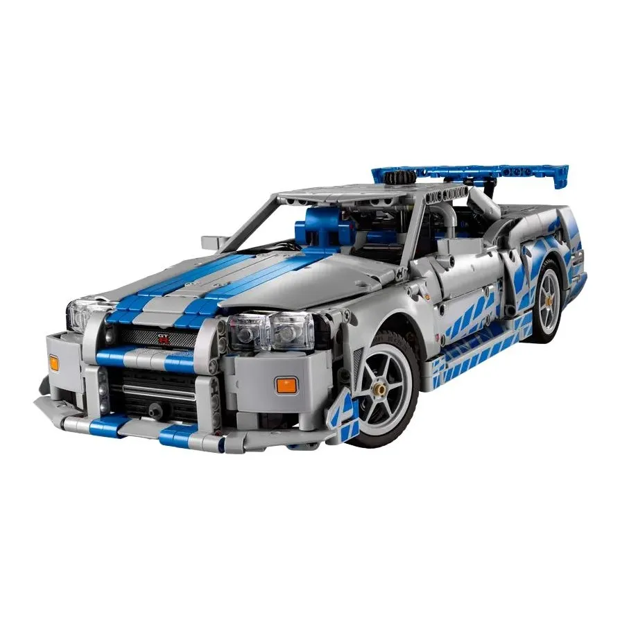 LEGO Technic Speed And Passion 2 Nissan Skyline GT-R R34 Car Конструктор 1410 шт. 42210 ABS