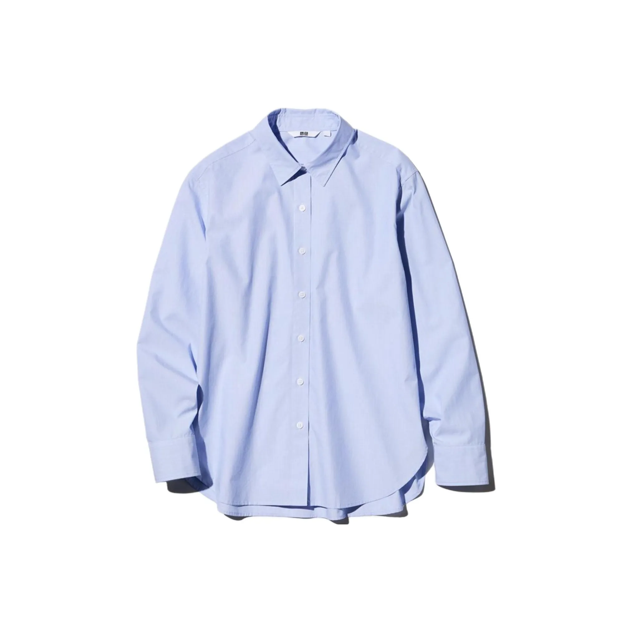 UNIQLO Розовый/синий Женские Рубашки