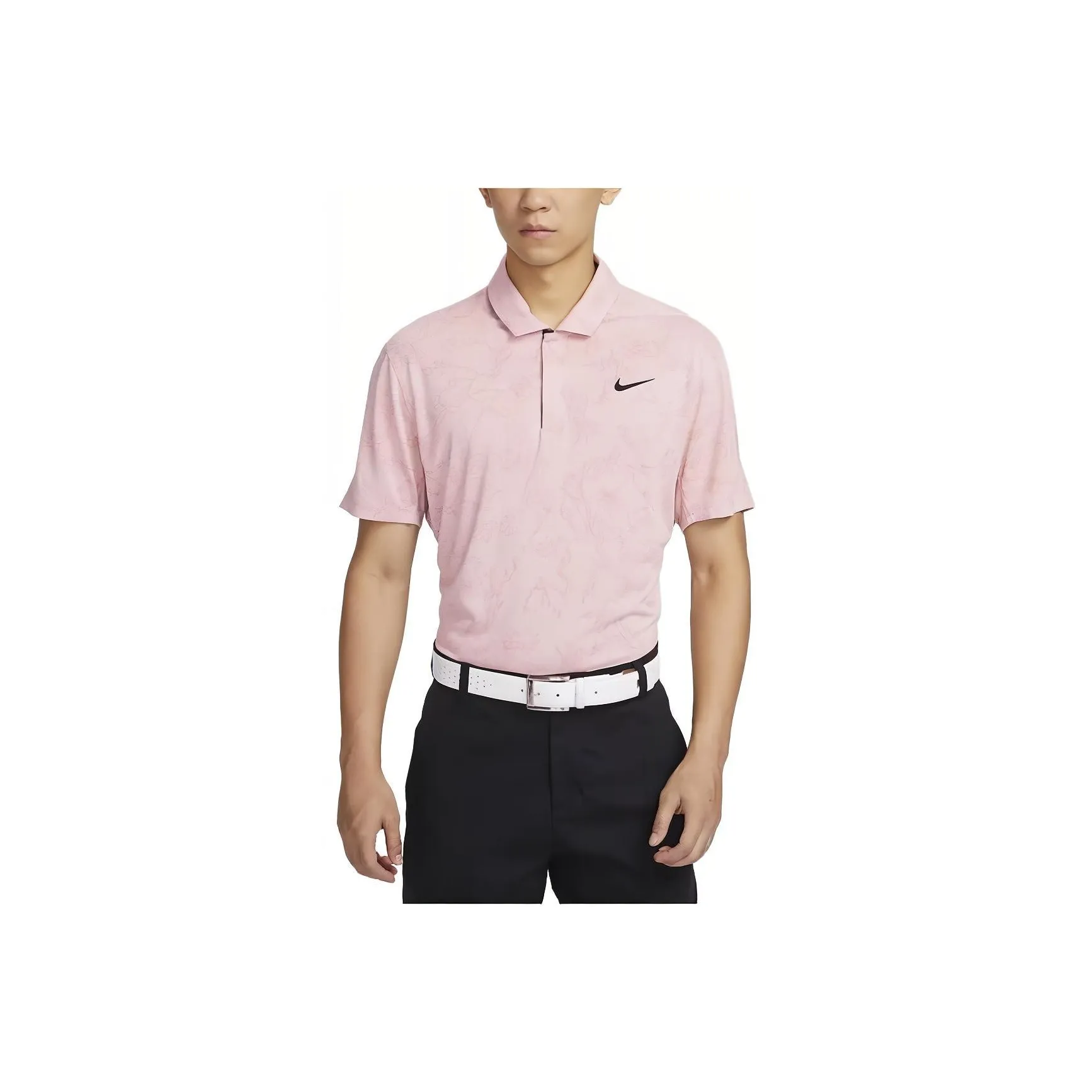 Nike Dri Fit Polo Shirts Men's Oxford Pink