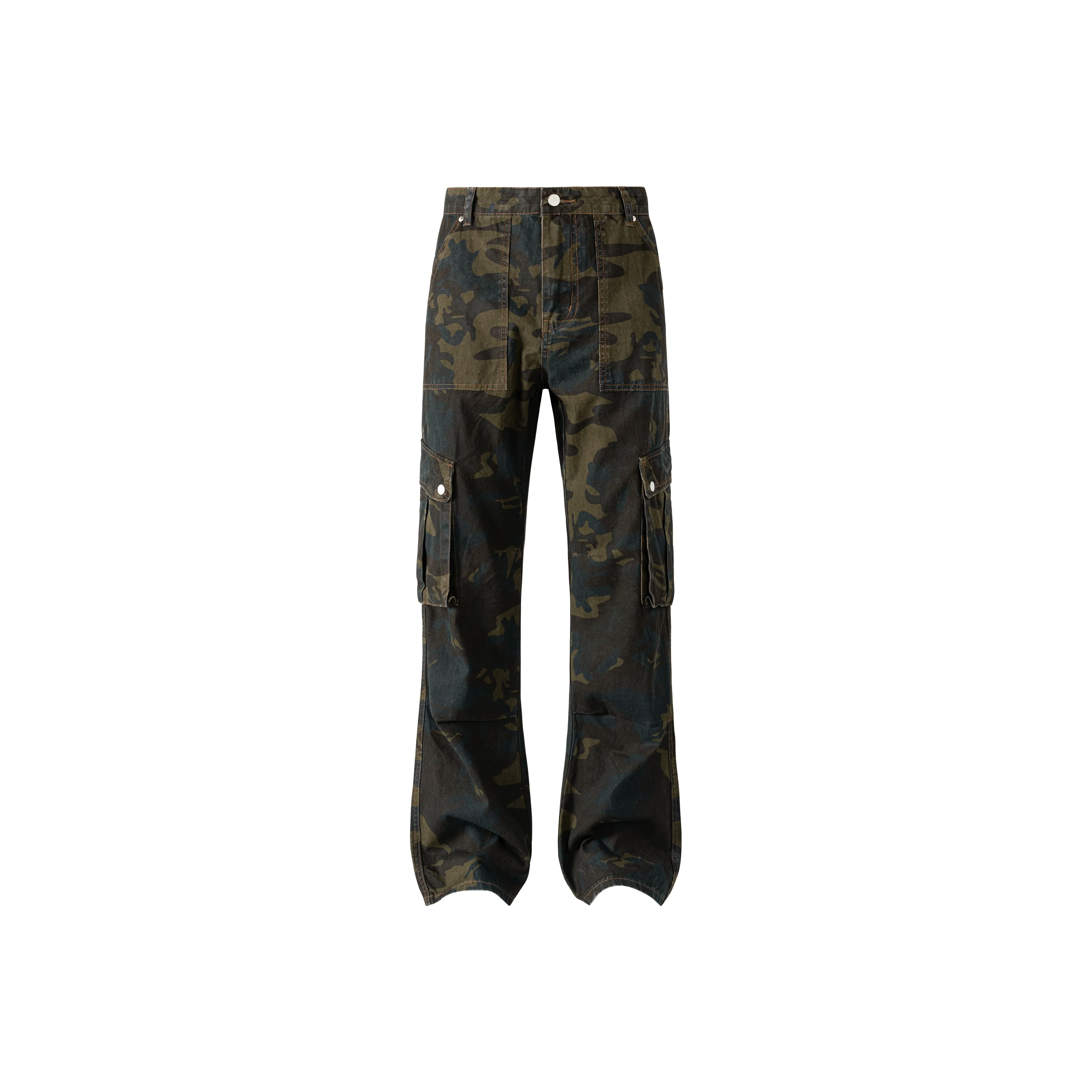 PILOTDRAGON SS25 Jeans Unisex Camouflage Army