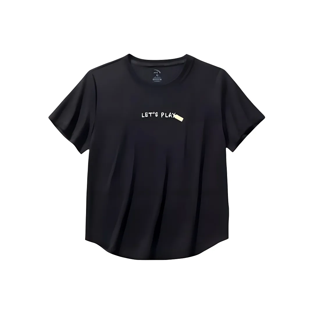 ANTA x HAIBAOKANKAN LIANMINGKUAN Sports Life Collection T-рубашка Женская базовая Черная