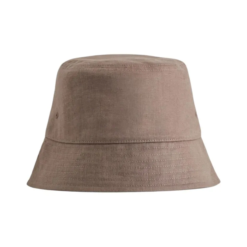 COS Linen Bucket Hats Men's Brown