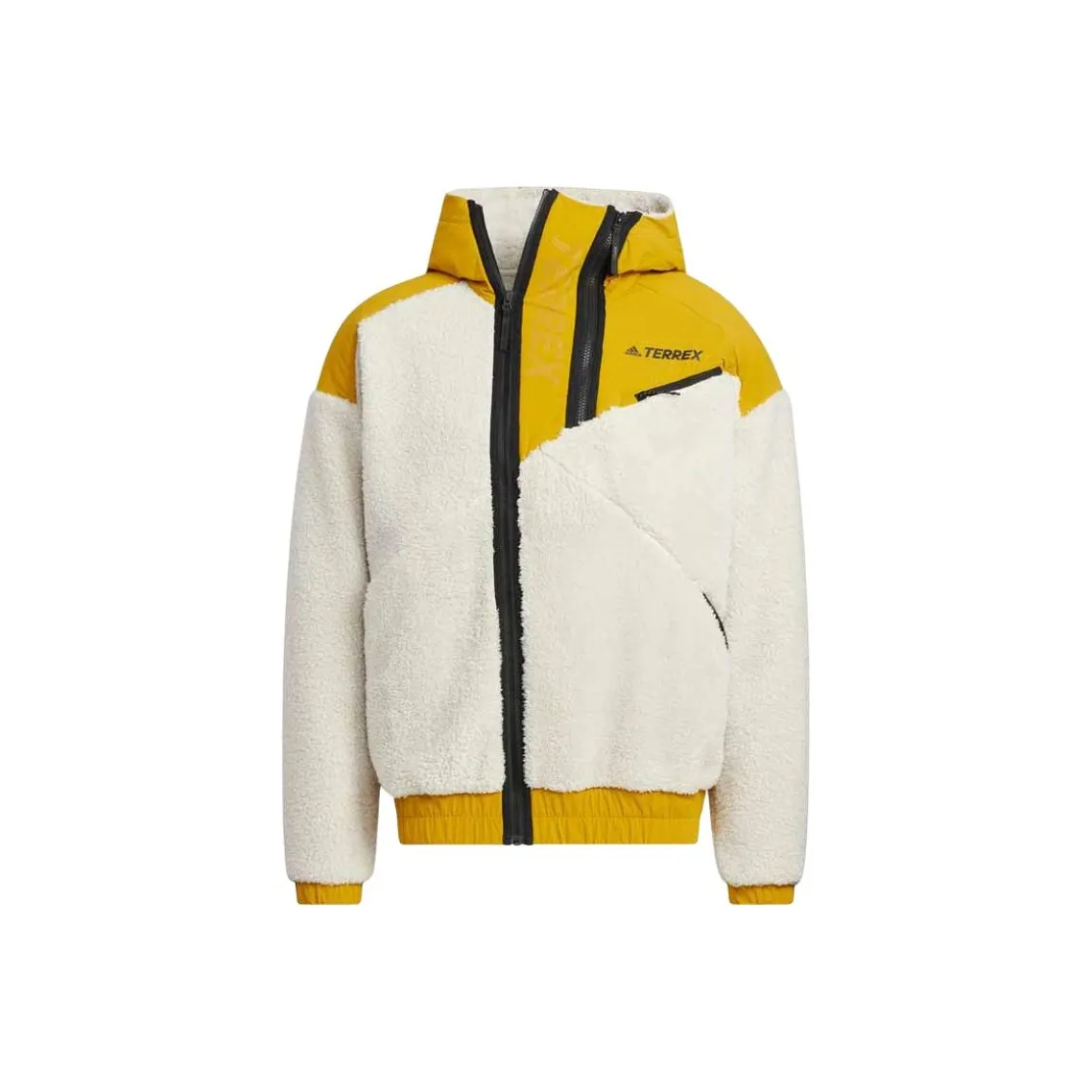 Adidas Terre Куртка Унисекс Белый Желтый