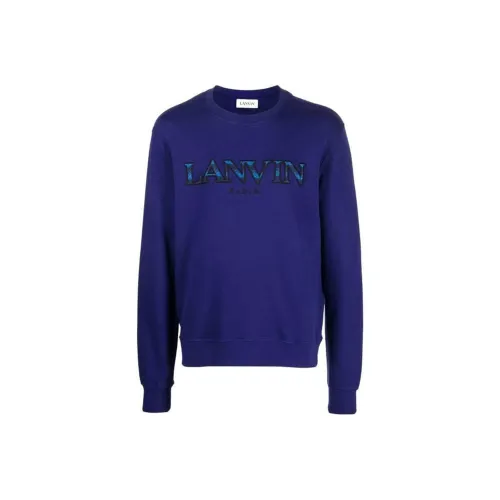 Lanvin Синий Мужские Свитшоты
