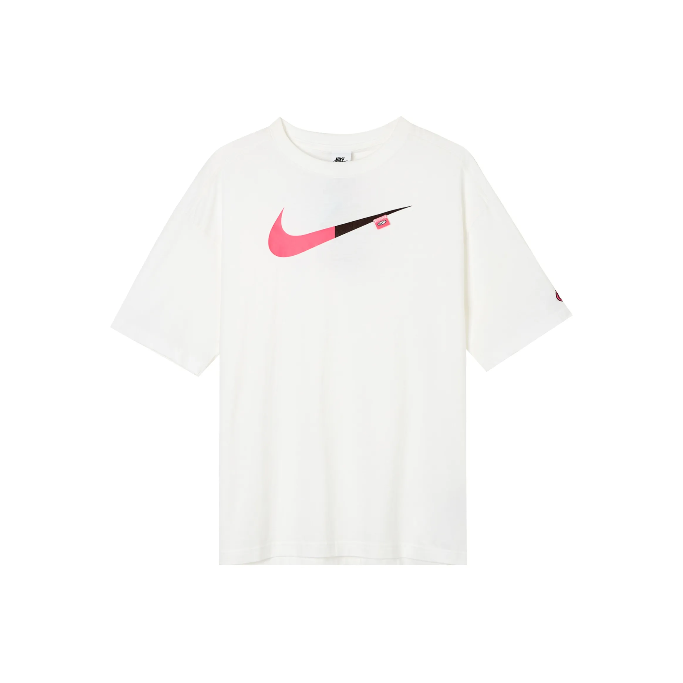 Nike Drop Shoulder Sleeve T Shirt Women's White