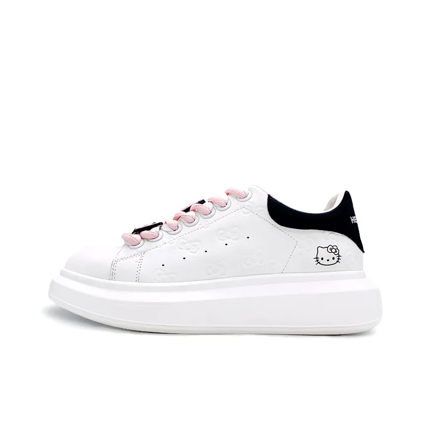 Hello Kitty Skateboard Shoes Women's White Black
