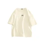 라이트 베이지 (B 미니멀리스트 스타일 그레이 블록 센터 로고)