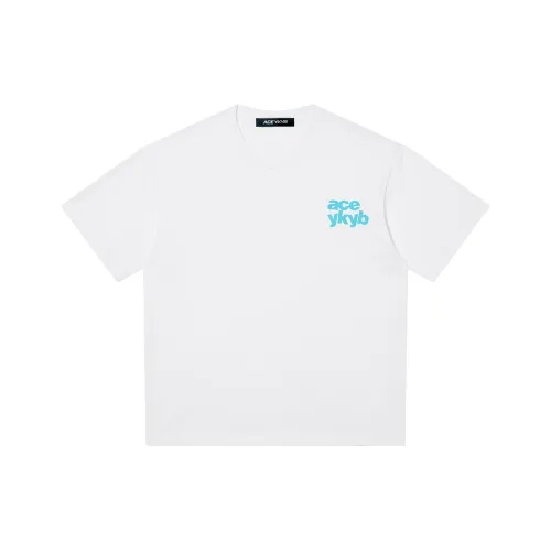 YK&YB Белая унисекс футболка