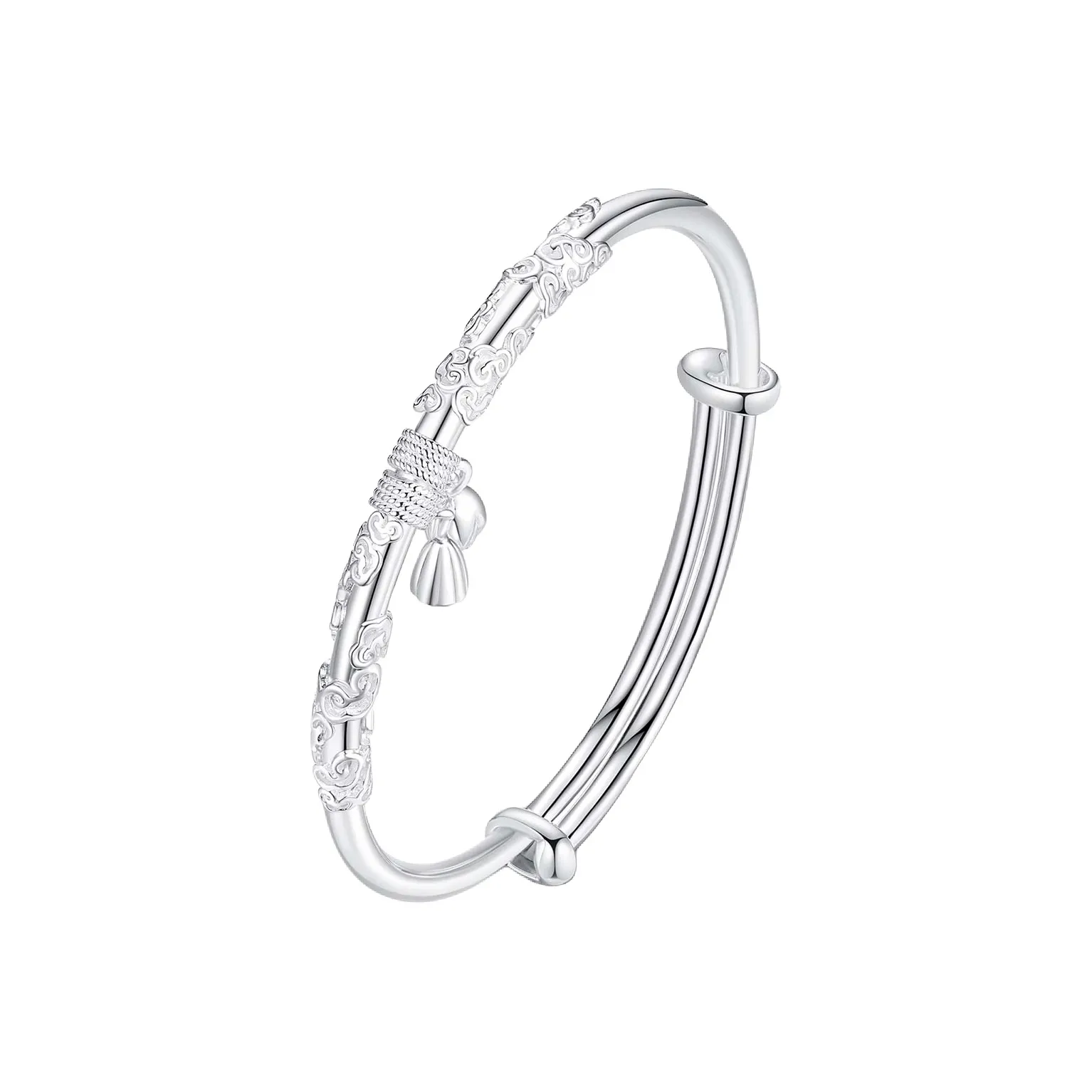 Wylyp 999 Fine Silver Sterling Silver Bracelets Women's
