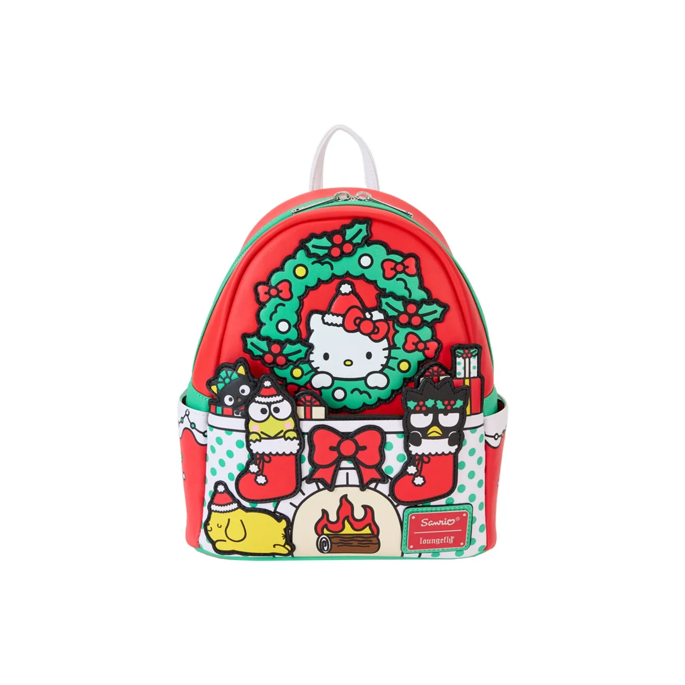 Loungefly × Sanrio Коллаборация Hello Kitty Искусственная кожа Рюкзак Стандартный Женский Розовый