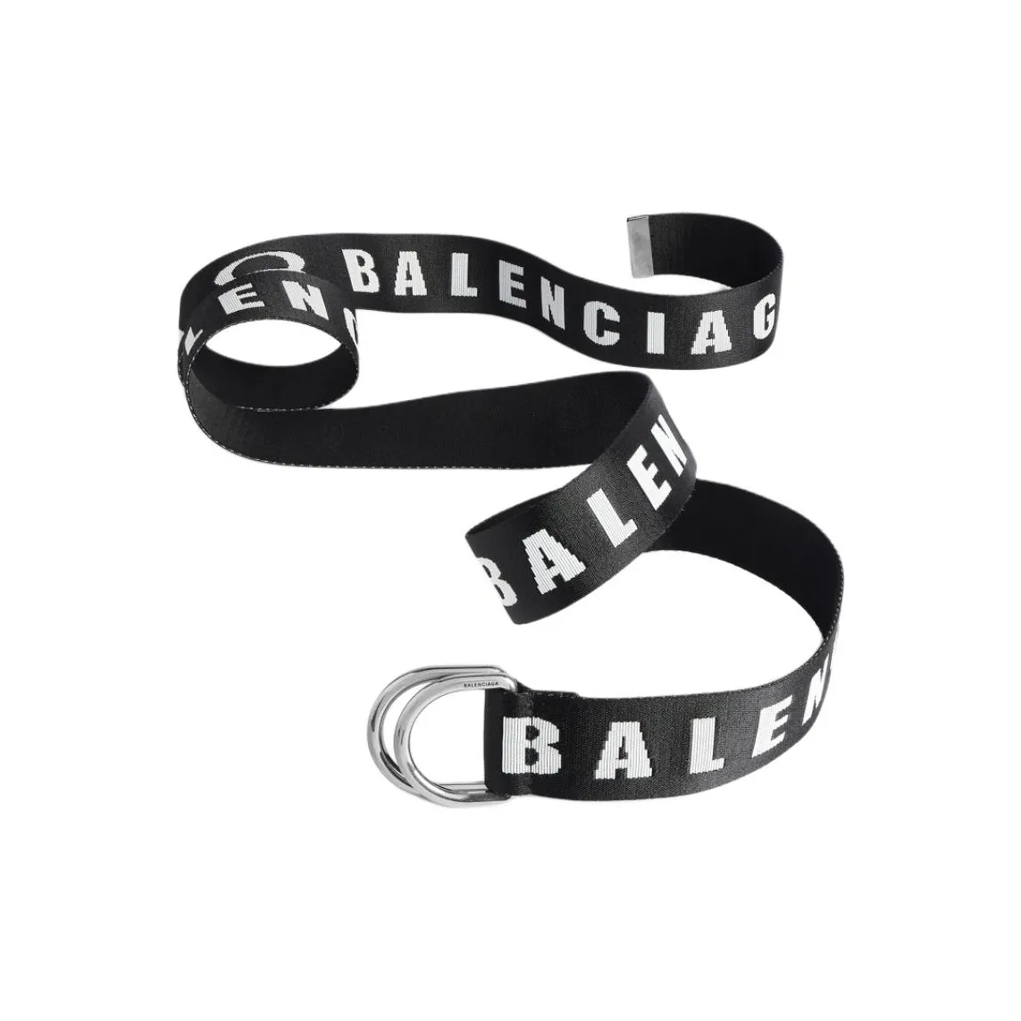 Balenciaga Ткань Ремень Мужской Черный