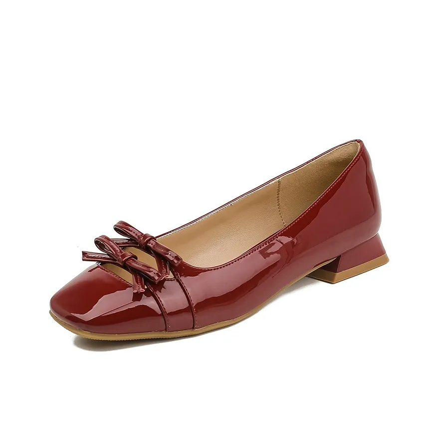 Aimilian Casual 2CM Женские Бордовый