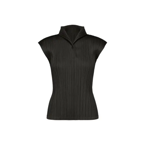 PLEATS PLEASE ISSEY MIYAKE Черные Женские Рубашки