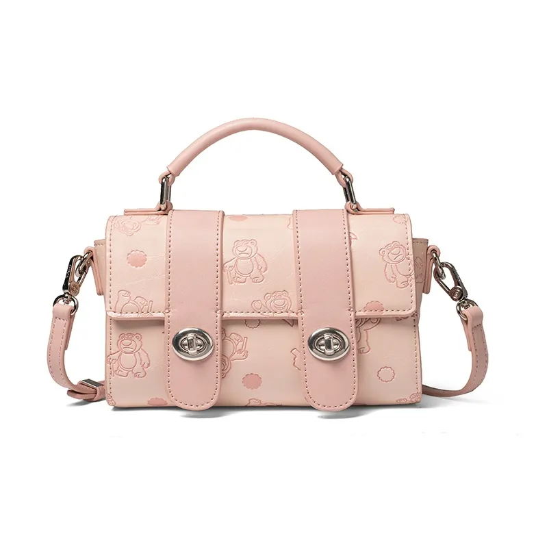 Disney Синтетическая кожа текстиль Mosaic сумка через плечо сумка женская розовая