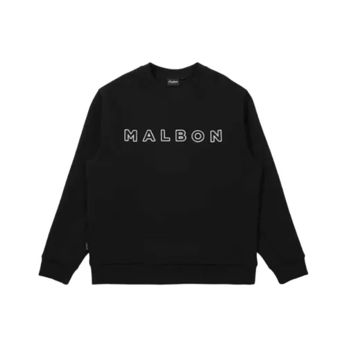 MALBON GOLF Черный Мужской Свитшот