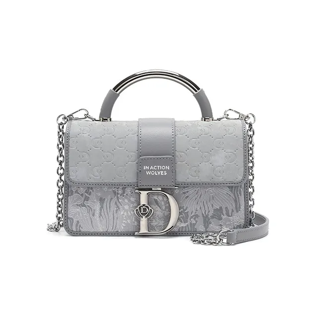 SEPTWOLVES ПУ (полиуретан) Сумка через плечо Одно плечо Обычная Женская Серый