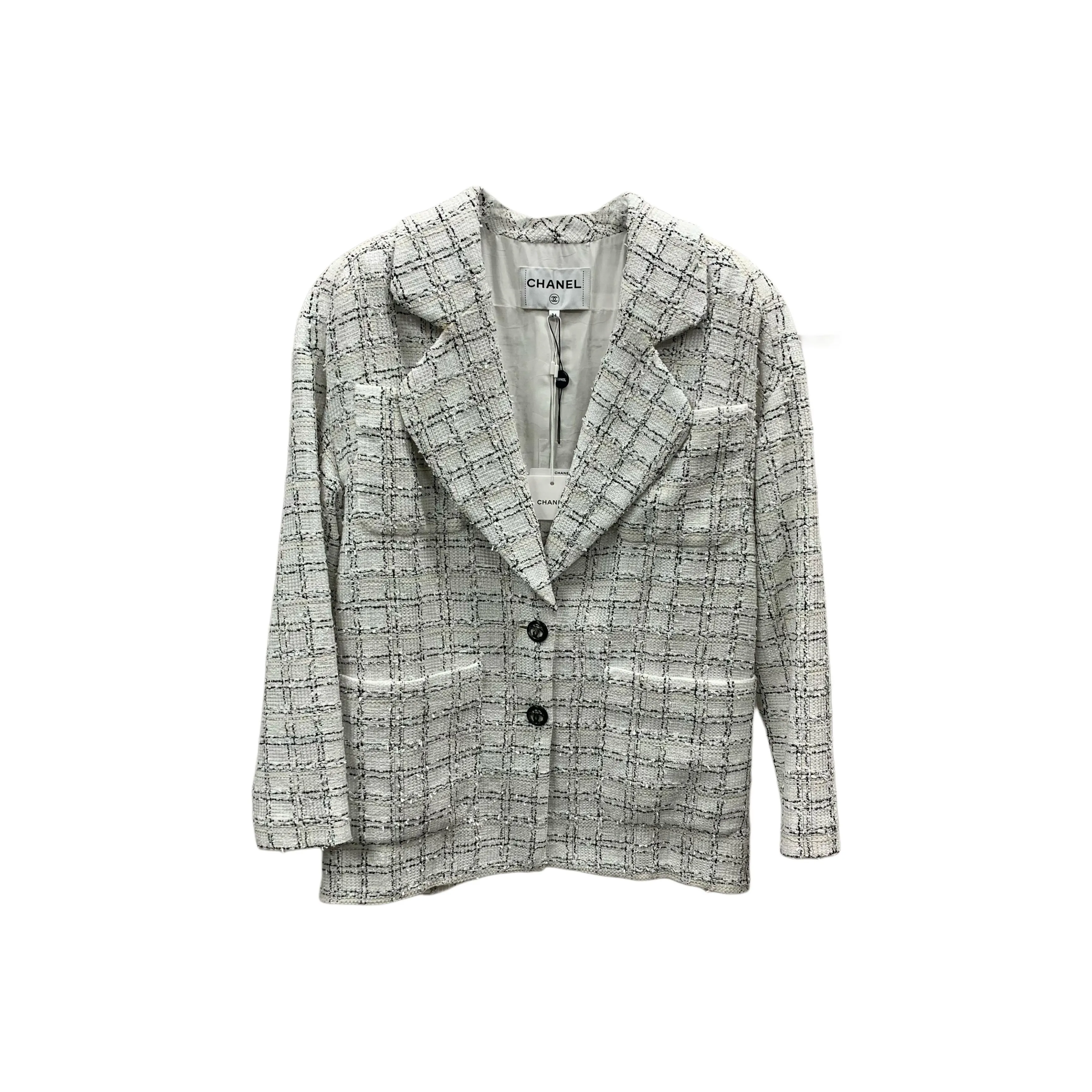 CHANEL 20P Jackets & Coats Women's White