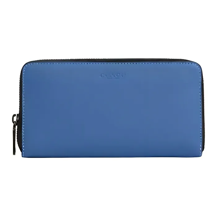 COACH Cow Leather Coin Purse Wallet Men's Blue